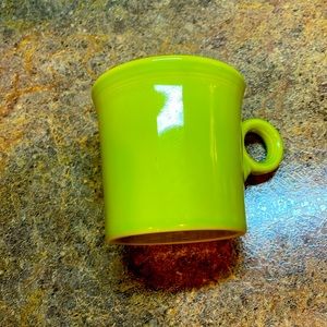 Authentic Fiestaware coffee mug Lemongrass EUC